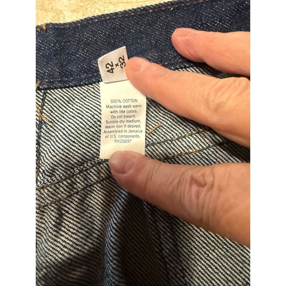 Power Blues Men’s Work Jeans Sz 42/32 NWT - Picture 3 of 6